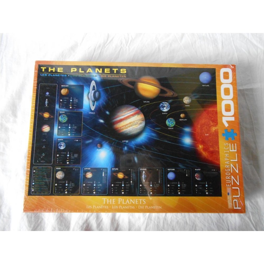 New Eurographics The Planets Solar System 1000 piece Jigsaw‎ Puzzle Educational
